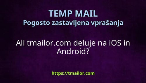 Ali tmailorcom deluje na iOS in Android
