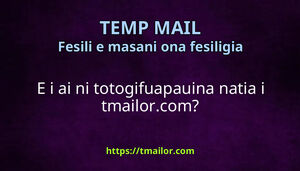 E i ai ni totogifuapauina natia i tmailorcom