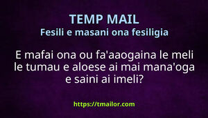 E mafai ona ou faaaogaina le meli le tumau e aloese ai mai manaoga e saini ai imeli