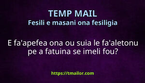 E faapefea ona ou suia le faaletonu pe a fatuina se imeli fou