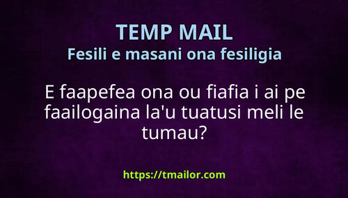E faapefea ona ou fiafia i ai pe faailogaina lau tuatusi meli le tumau