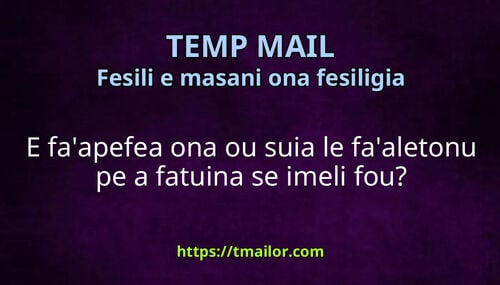 E faapefea ona ou suia le faaletonu pe a fatuina se imeli fou