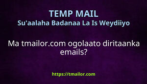 Ma tmailorcom ogolaato diritaanka emails