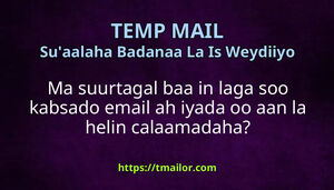Ma suurtagal baa in laga soo kabsado email ah iyada oo aan la helin calaamadaha