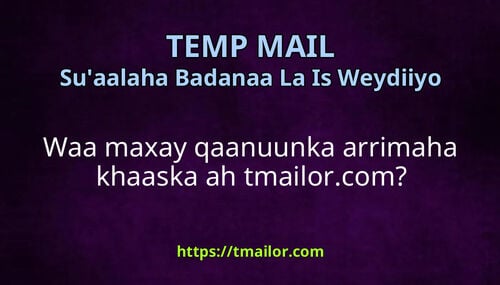 Waa maxay qaanuunka arrimaha khaaska ah tmailorcom