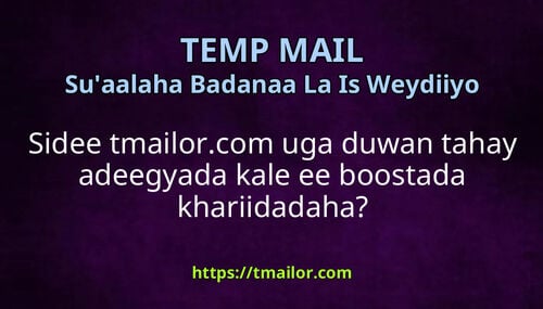 Sidee tmailorcom uga duwan tahay adeegyada kale ee boostada khariidadaha