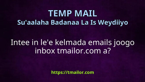 Intee in lee kelmada emails joogo inbox tmailorcom a