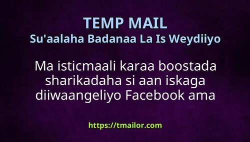 Ma isticmaali karaa boostada sharikadaha si aan iskaga diiwaangeliyo Facebook ama Instagram