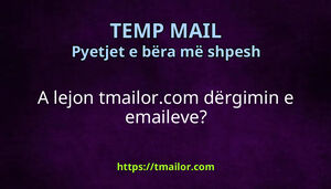 A lejon tmailorcom dërgimin e emaileve