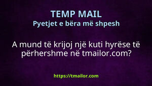 A mund të krijoj një kuti hyrëse të përhershme në tmailorcom
