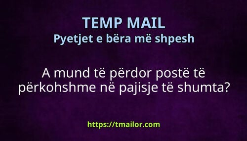 A mund të përdor postë të përkohshme në pajisje të shumta