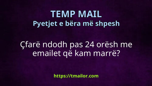 Çfarë ndodh pas 24 orësh me emailet që kam marrë