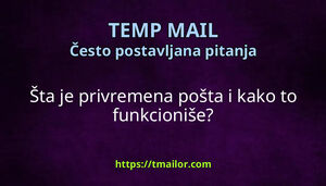 Šta je privremena pošta i kako to funkcioniše