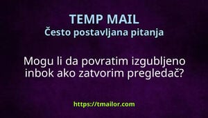 Mogu li da povratim izgubljeno inbok ako zatvorim pregledač