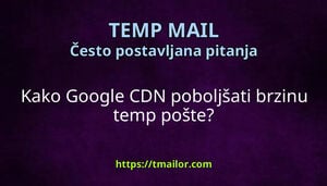 Kako Google CDN poboljšati brzinu temp pošte