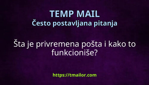 Šta je privremena pošta i kako to funkcioniše