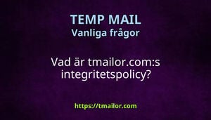 Vad är tmailorcoms integritetspolicy