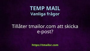 Tillåter tmailorcom att skicka e-post
