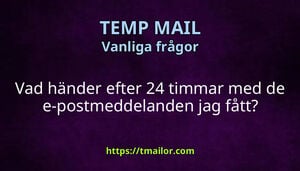Vad händer efter 24 timmar med de e-postmeddelanden jag fått