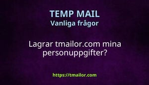 Lagrar tmailorcom mina personuppgifter