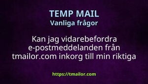 Kan jag vidarebefordra e-postmeddelanden från tmailorcom inkorg till min riktiga e-post