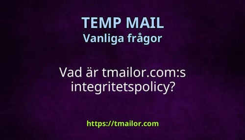 Vad är tmailorcoms integritetspolicy