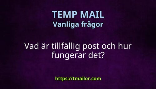 Vad är tillfällig post och hur fungerar det