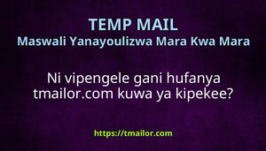 Ni vipengele gani hufanya tmailorcom kuwa ya kipekee