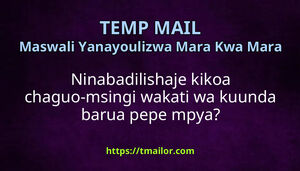 Ninabadilishaje kikoa chaguo-msingi wakati wa kuunda barua pepe mpya