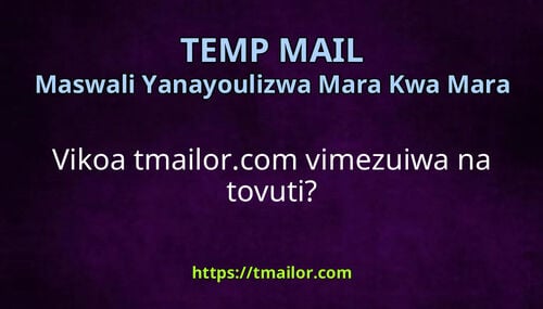 Vikoa tmailorcom vimezuiwa na tovuti