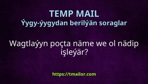 Wagtlaýyn poçta näme we ol nädip işleýär
