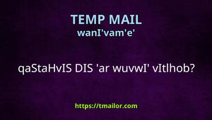 qaStaHvIS DIS ar wuvwI vItlhob