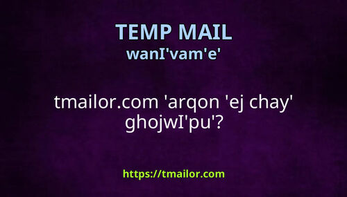 tmailorcom arqon ej chay ghojwIpu