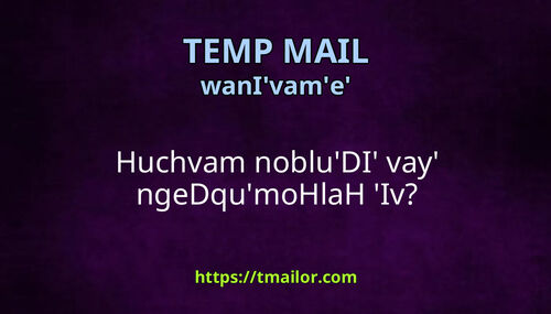 Huchvam nobluDI vay ngeDqumoHlaH Iv