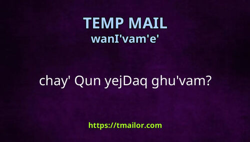 chay Qun yejDaq ghuvam
