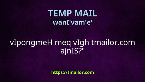 vIpongmeH meq vIgh tmailorcom ajnIS