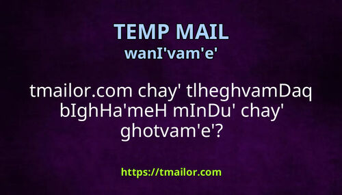 tmailorcom chay tlheghvamDaq bIghHameH mInDu chay ghotvame
