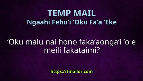 ʻOku malu nai hono fakaʻaongaʻi ʻo e meili fakataimi