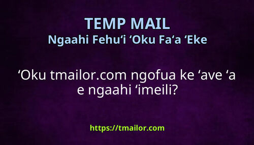 ʻOku tmailorcom ngofua ke ʻave ʻa e ngaahi ʻimeili