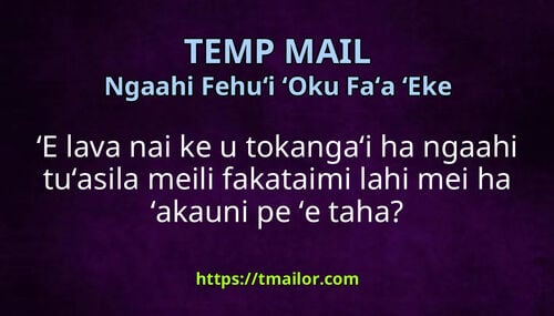 ʻE lava nai ke u tokangaʻi ha ngaahi tuʻasila meili fakataimi lahi mei ha ʻakauni pe ʻe taha