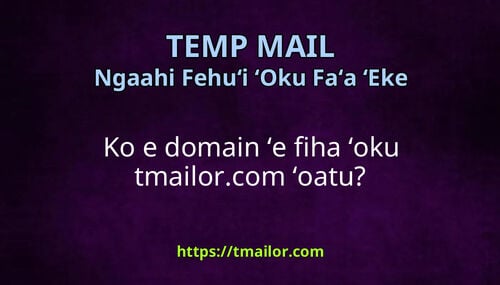 Ko e domain ʻe fiha ʻoku tmailorcom ʻoatu