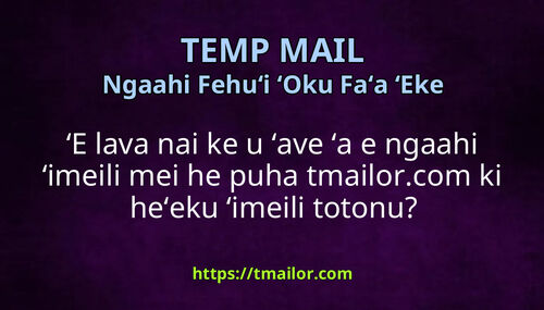 ʻE lava nai ke u ʻave ʻa e ngaahi ʻimeili mei he puha tmailorcom ki heʻeku ʻimeili totonu