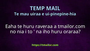 Eaha te huru raveraa a tmailorcom no nia i to na iho huru oraraa