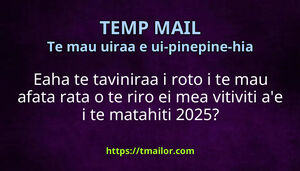 Eaha te taviniraa i roto i te mau afata rata o te riro ei mea vitiviti ae i te matahiti 2025