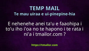 E nehenehe anei tau e faaohipa i tou iho ioa no te hapono i te rata i nia i tmailorcom