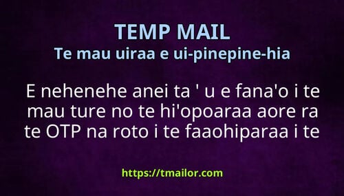 E nehenehe anei ta u e fanao i te mau ture no te hiopoaraa aore ra te OTP na roto i te faaohiparaa i te mau rata uira