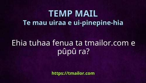 Ehia tuhaa fenua ta tmailorcom e pûpû ra