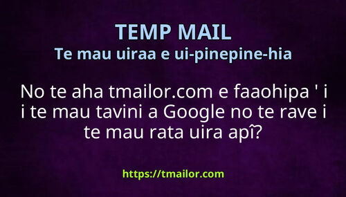 No te aha tmailorcom e faaohipa i i te mau tavini a Google no te rave i te mau rata uira apî