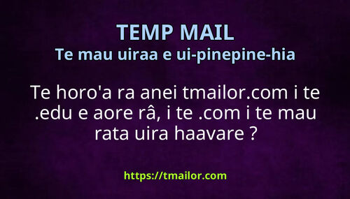 Te horoa ra anei tmailorcom i te edu e aore râ i te com i te mau rata uira haavare