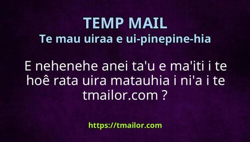 E nehenehe anei tau e maiti i te hoê rata uira matauhia i nia i te tmailorcom